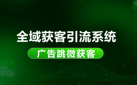 内销版视频-全域获客引流系统-广告跳微获客