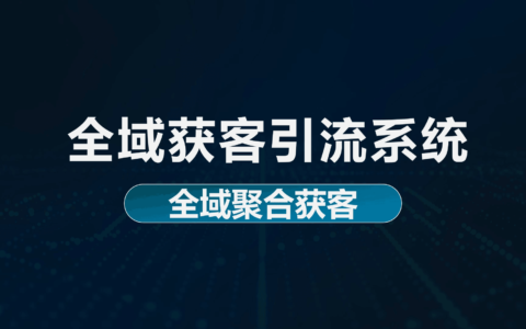 内销版视频-全域获客引流系统-全域聚合获客