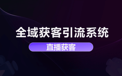 内销版视频-全域获客引流系统-直播获客