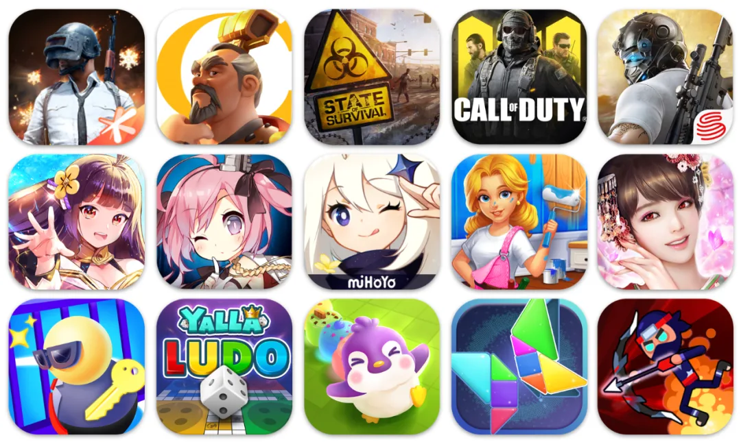 2020年9月成功出海的中国手游TOP30：《State of Survival》入围前三，《原神》空降双榜