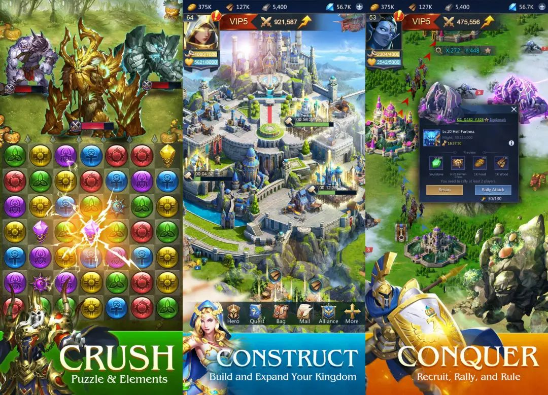 头部产品海外单月收入仅次于《原神》，国内厂商要把三消+X玩出花了