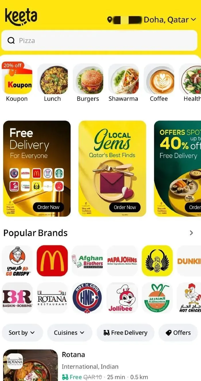 美团国际化业务Keeta正式上线卡塔尔，7月底已拓展至沙特20城市