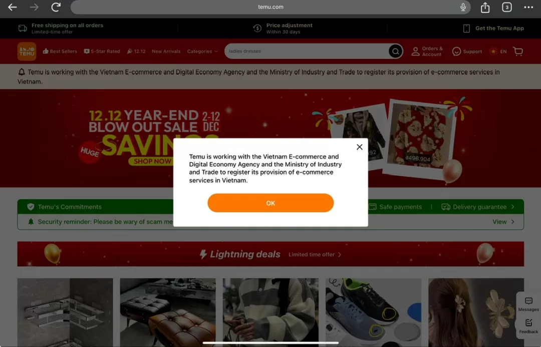 越南暂停Temu与Shein运营