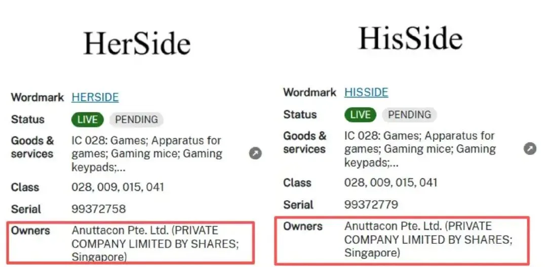 蔡浩宇旗下Anuttacon又一AI游戏？海外注册两个新商标