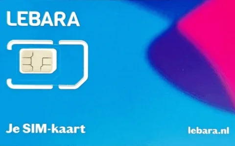 荷兰Lebara手机电话卡海外APP注册接码实体SIM卡出国跨国留学生国际旅游手机卡,可续费充值续期