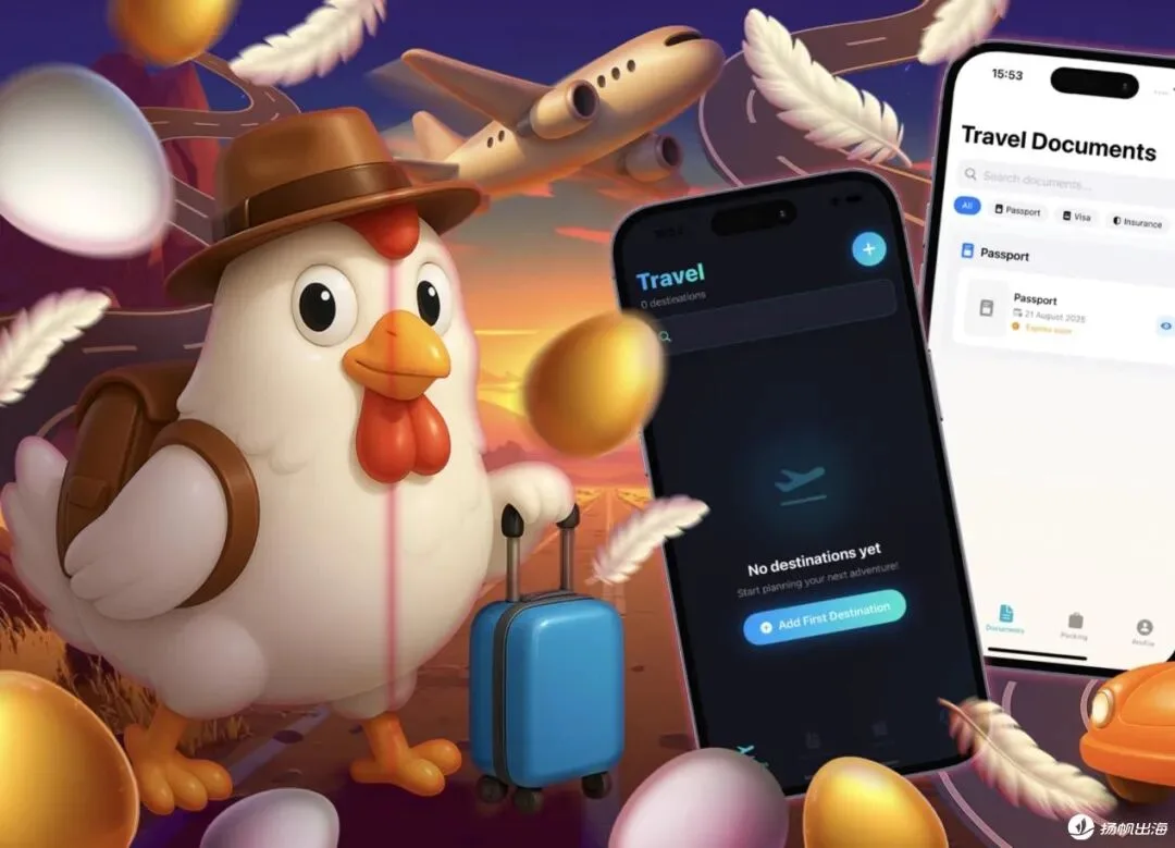 仅上线三周的“旅行收纳”APP，横扫欧洲多国榜单Top1,不卷服务卷细节？