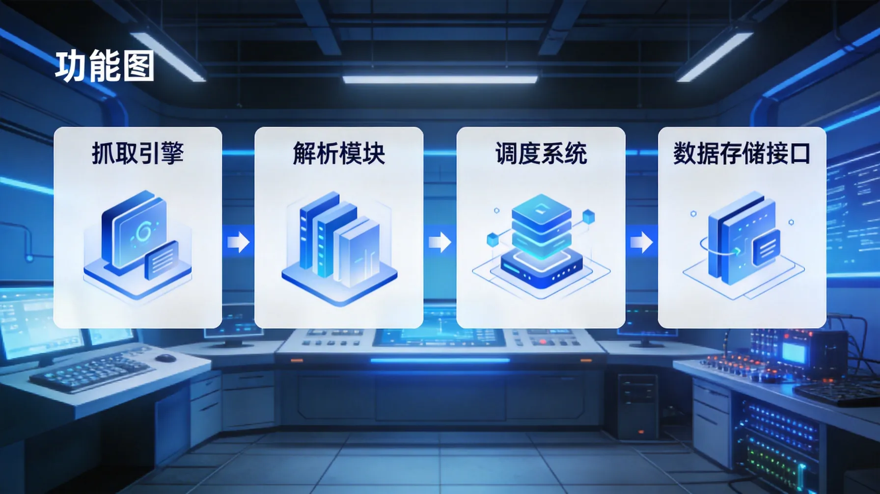 OpenClaw数据抓取架构模块示意图